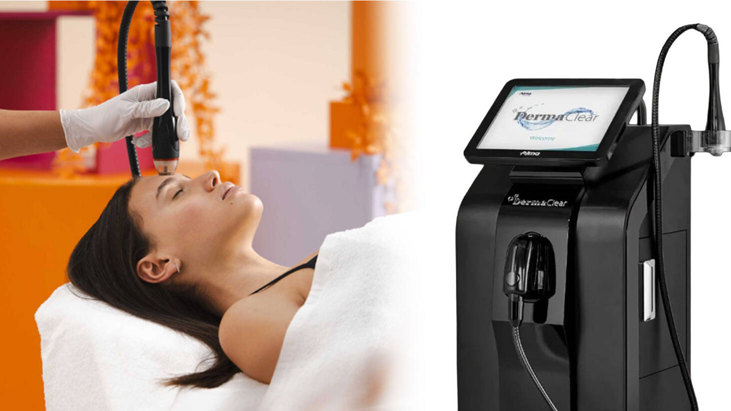 Alma DermaClear header